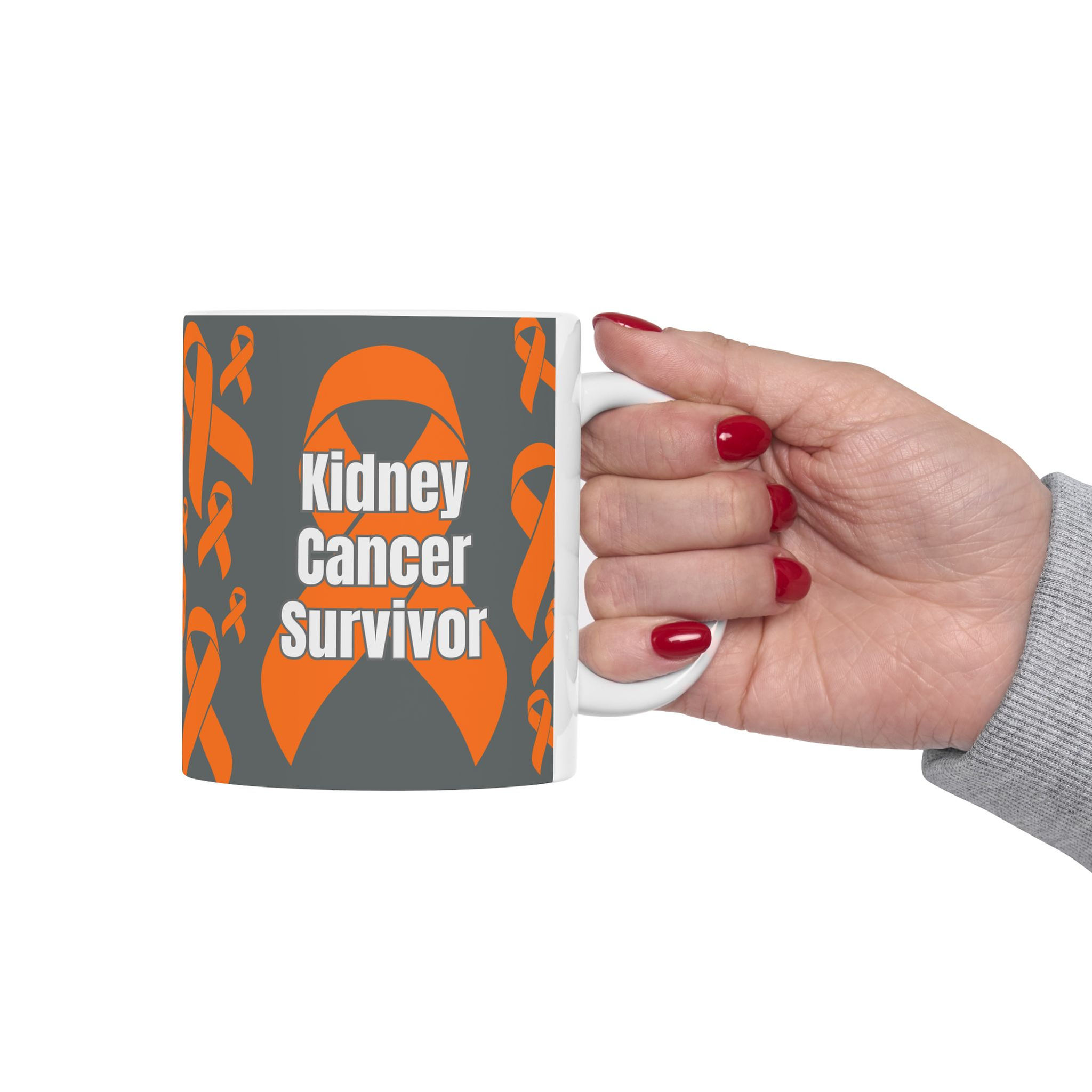 KIDNEY CANCER SURVIVOR Ceramic Mug | Gift for Loved Ones, Inspirational 2 SIZES