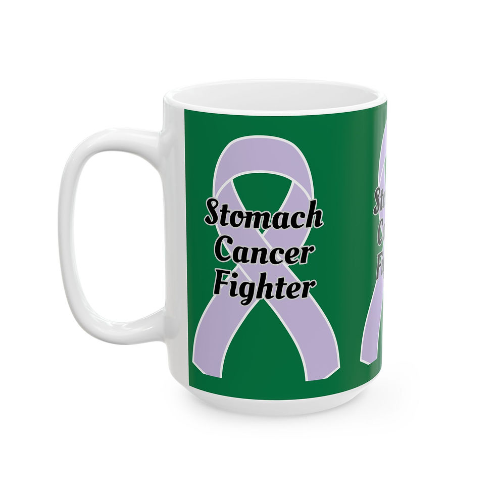 Thumbnail: Stomach Cancer Fighter Mug, Motivational Coffee Cup,Cancer Survivor Present
