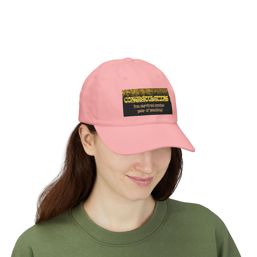 Thumbnail: Congratulations Patch Cap — Embroidered Celebration Baseball Hat