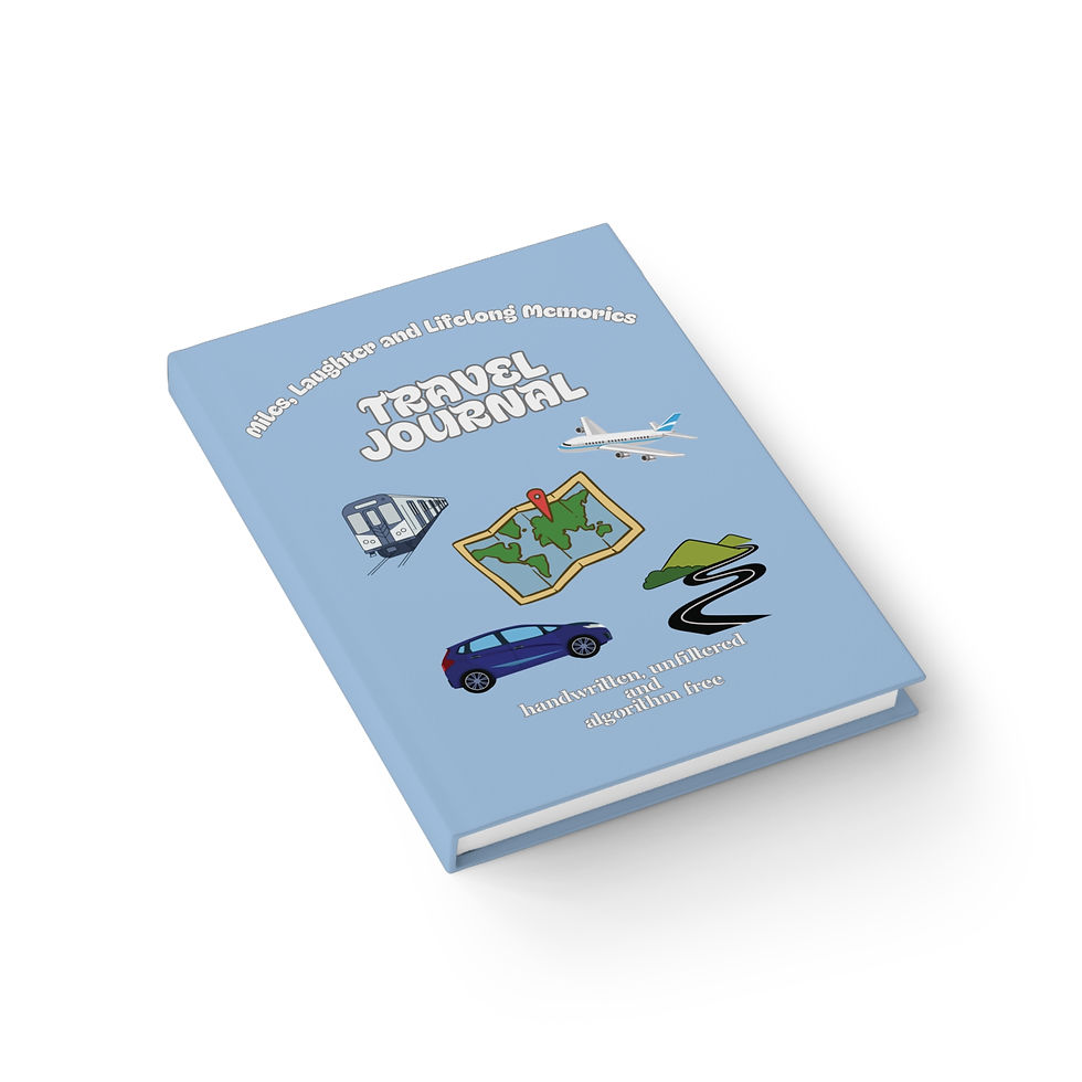 Thumbnail: Travel Journal — Ruled Travel Diary for Miles, Memories & Road Trips