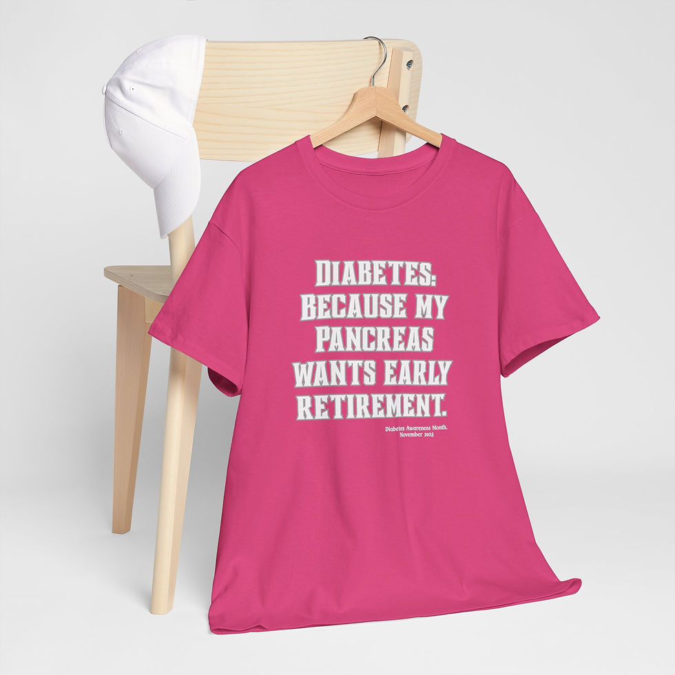 Thumbnail: Funny Diabetes Awareness Tee - Heavy Cotton Shirt, Great Gift for Diabetic