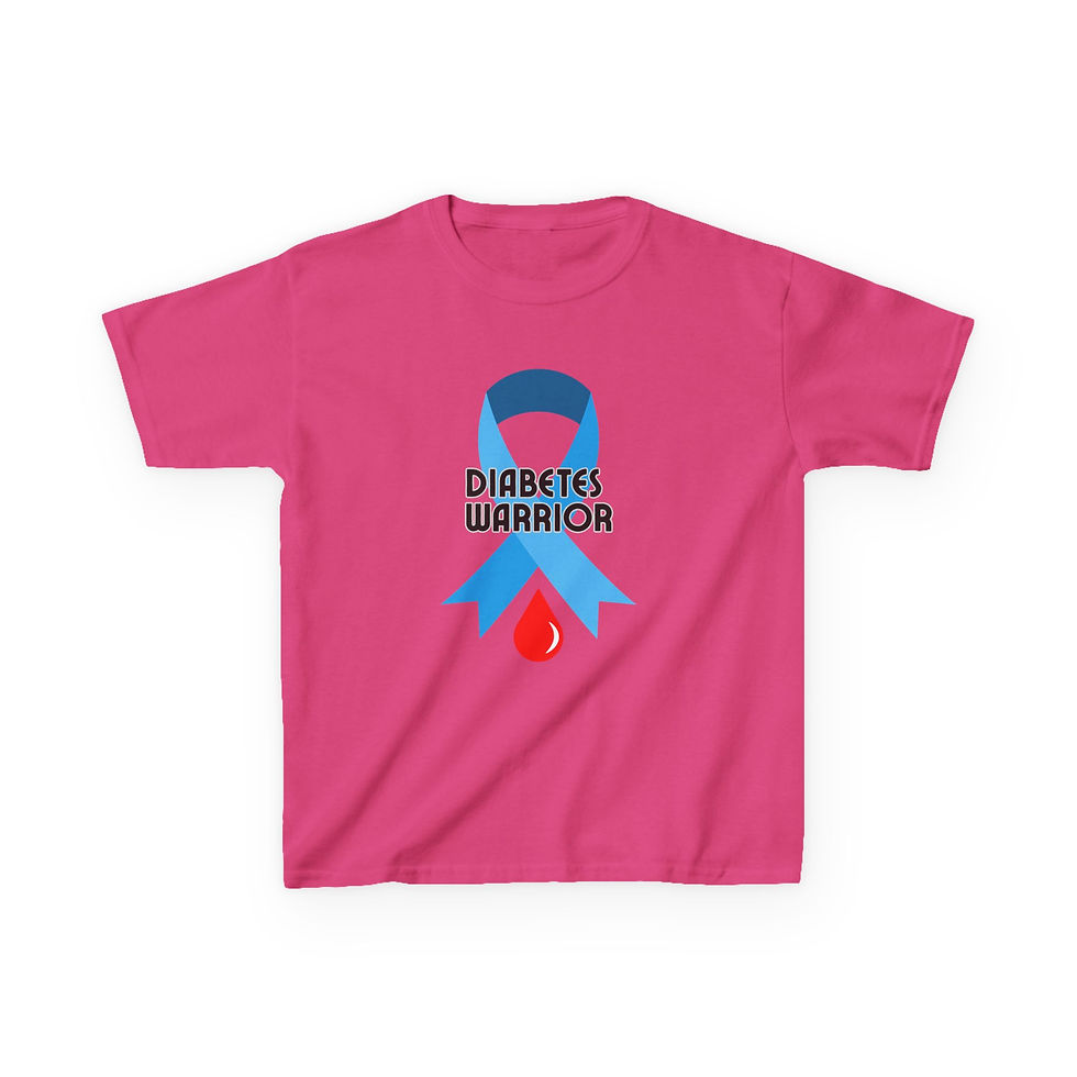 Thumbnail: Diabetes Warrior Kids Tee, Diabetes Awareness, Diabetes support 
