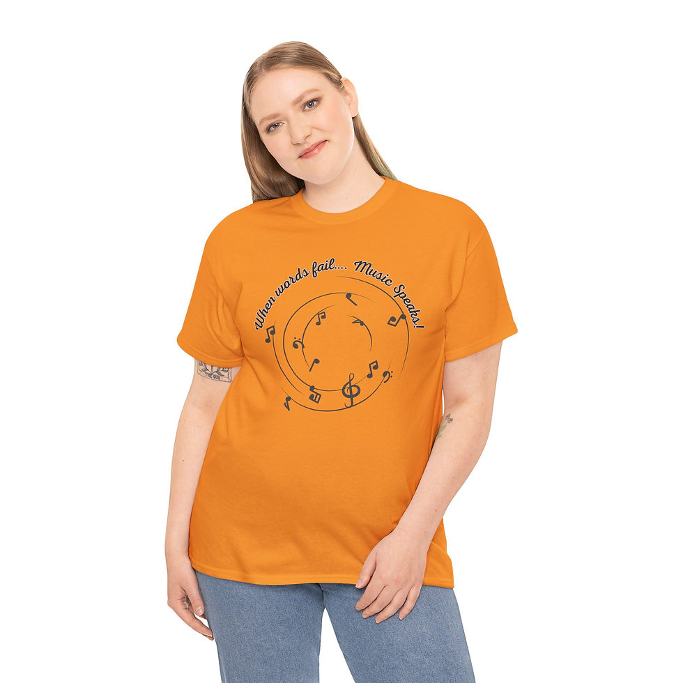 Thumbnail: Music Speaks Unisex Tee