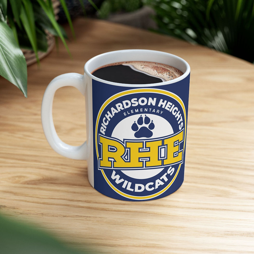 Thumbnail: Ceramic Mug - Richardson Heights Wildcats Logo Coffee Cup (11oz & 15oz)