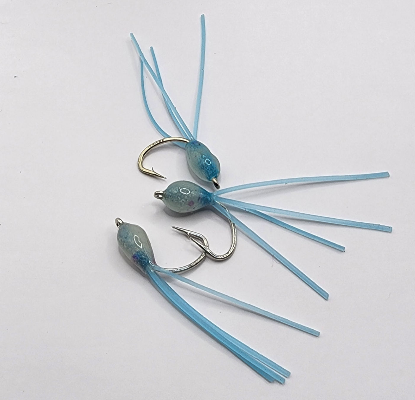 GLOW BUGS single hook.    3pcs. per pack