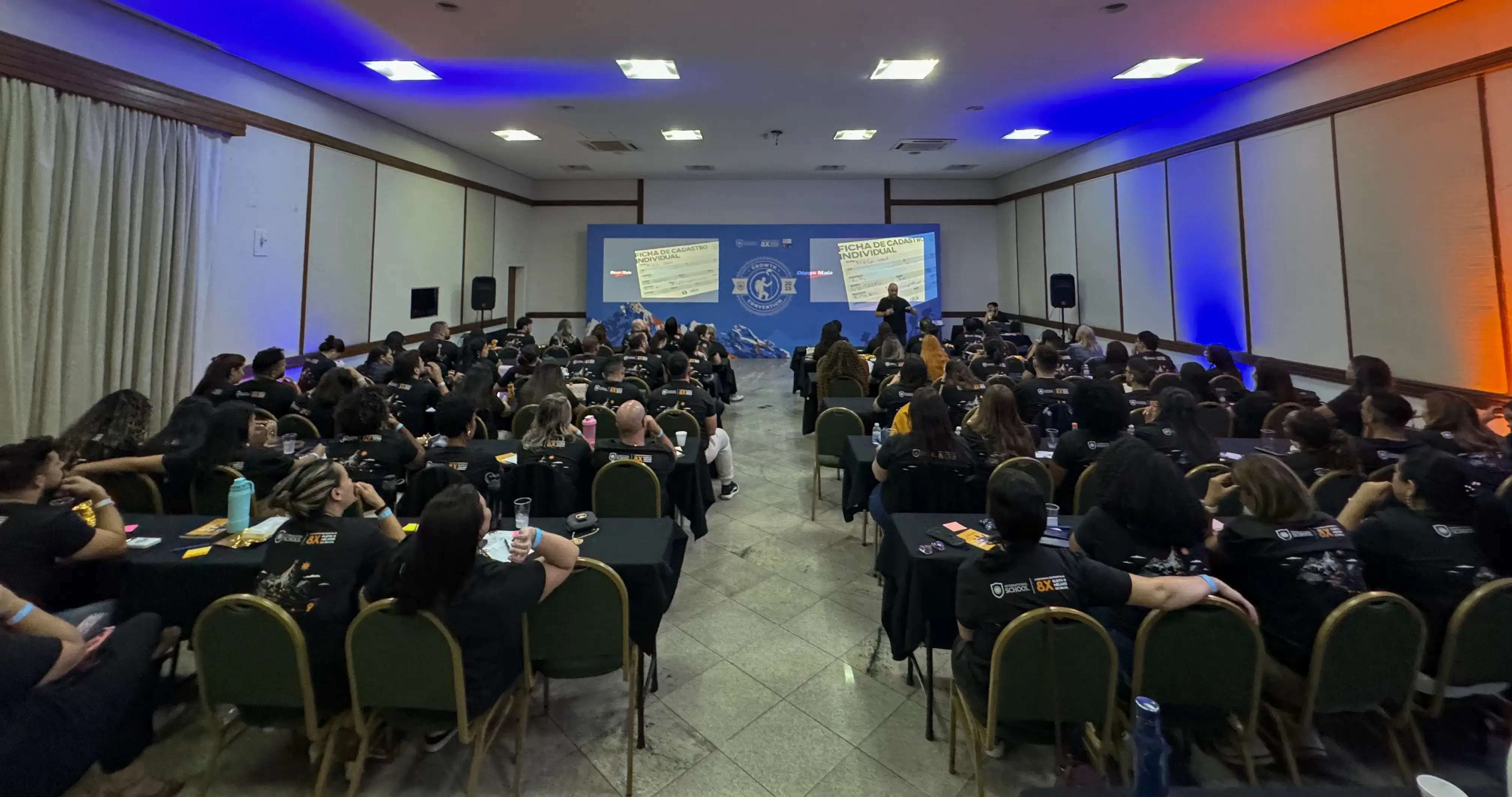 Diego Maia no evento da International School