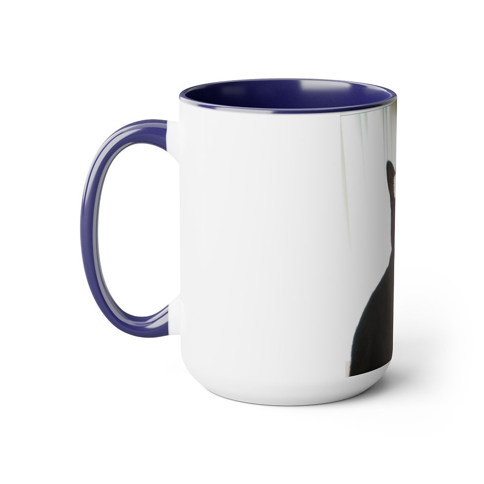 Thumbnail: Two-Tone Coffee Mugs, 15oz