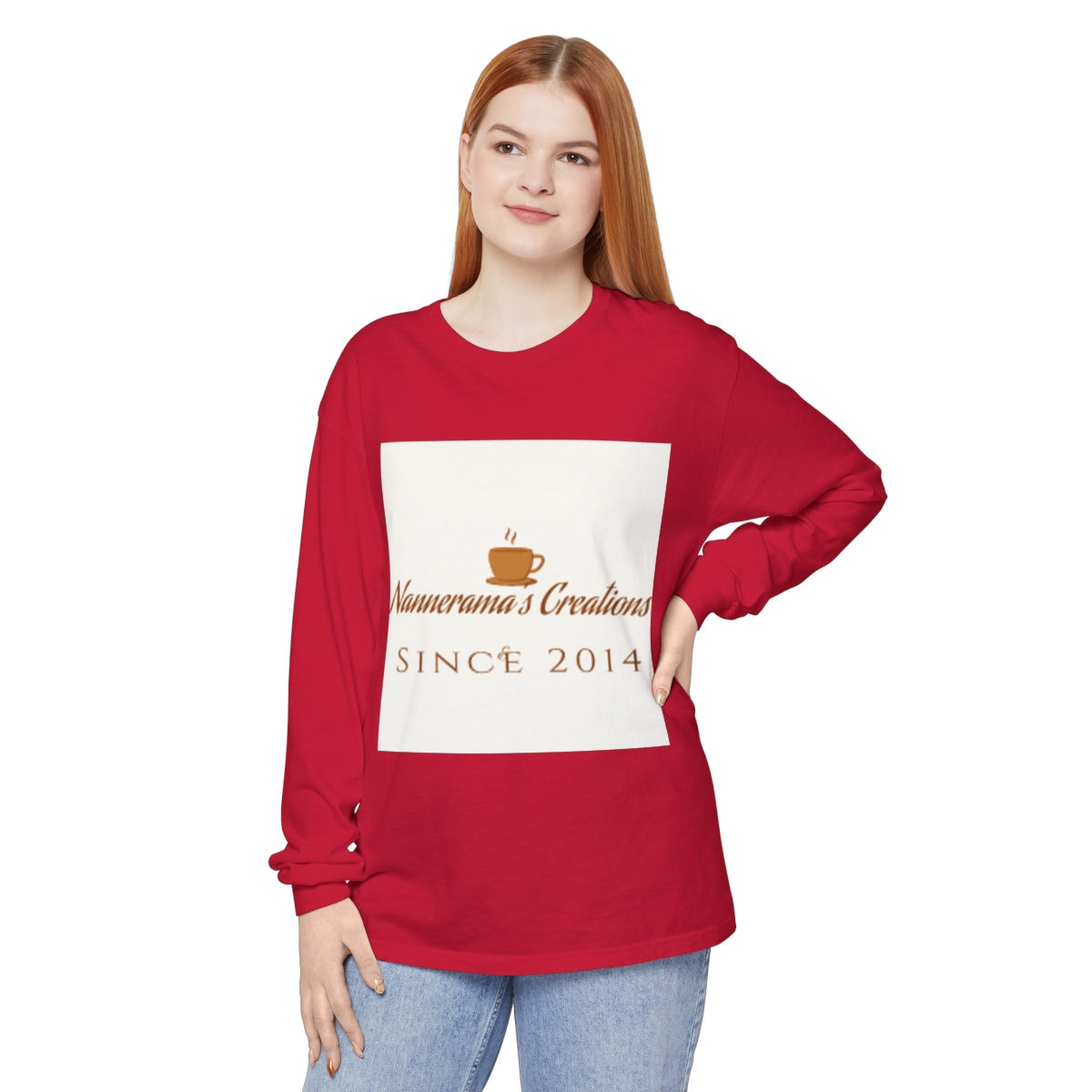 Unisex Garment-dyed Long Sleeve T-Shirt