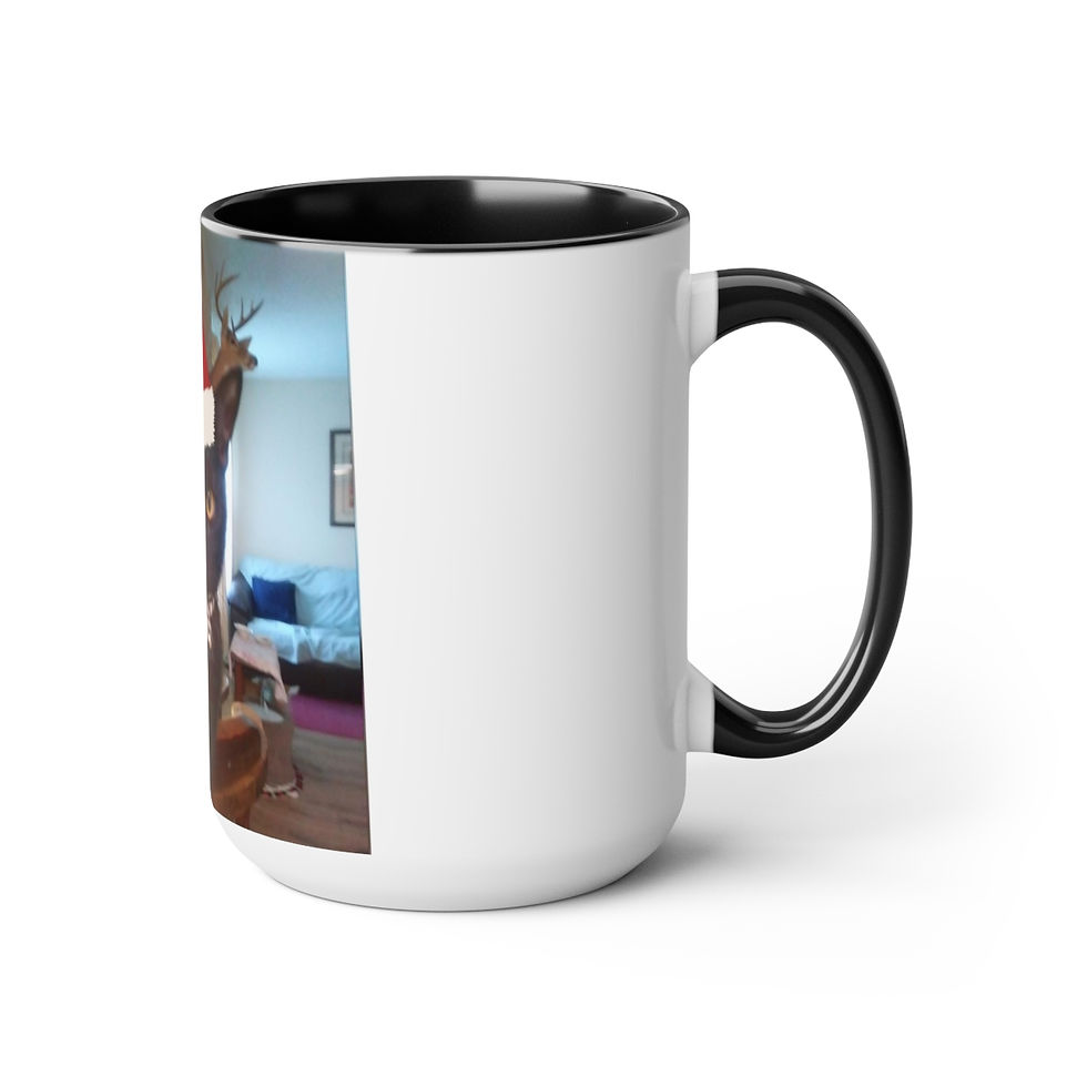 Thumbnail: Two-Tone Coffee Mugs, 15oz