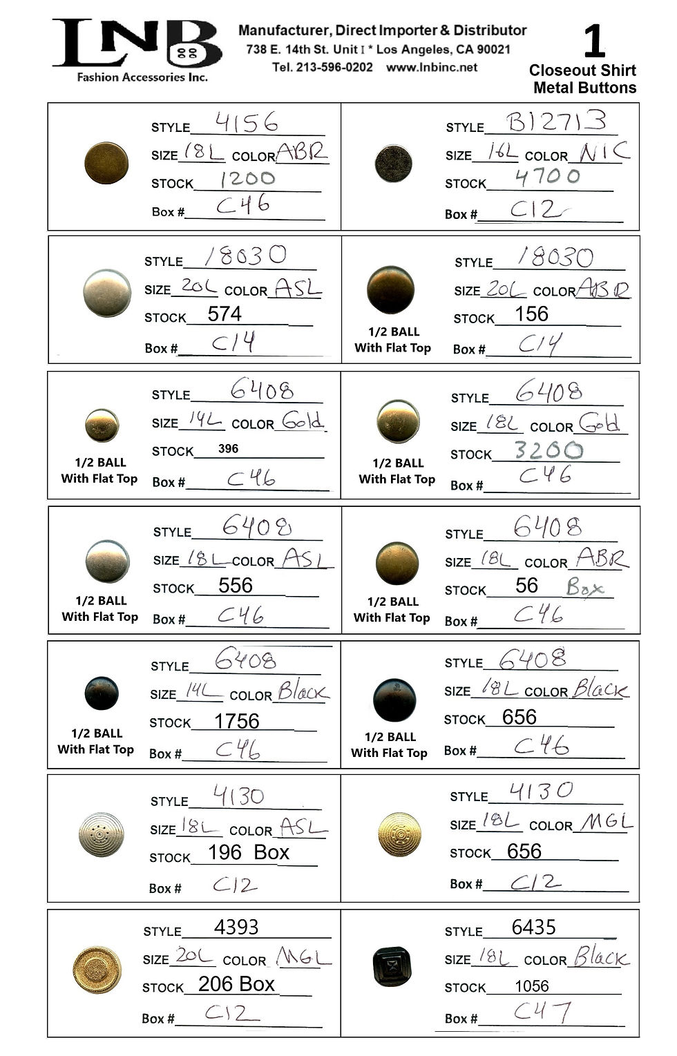 Closeout Shirt Metal 1