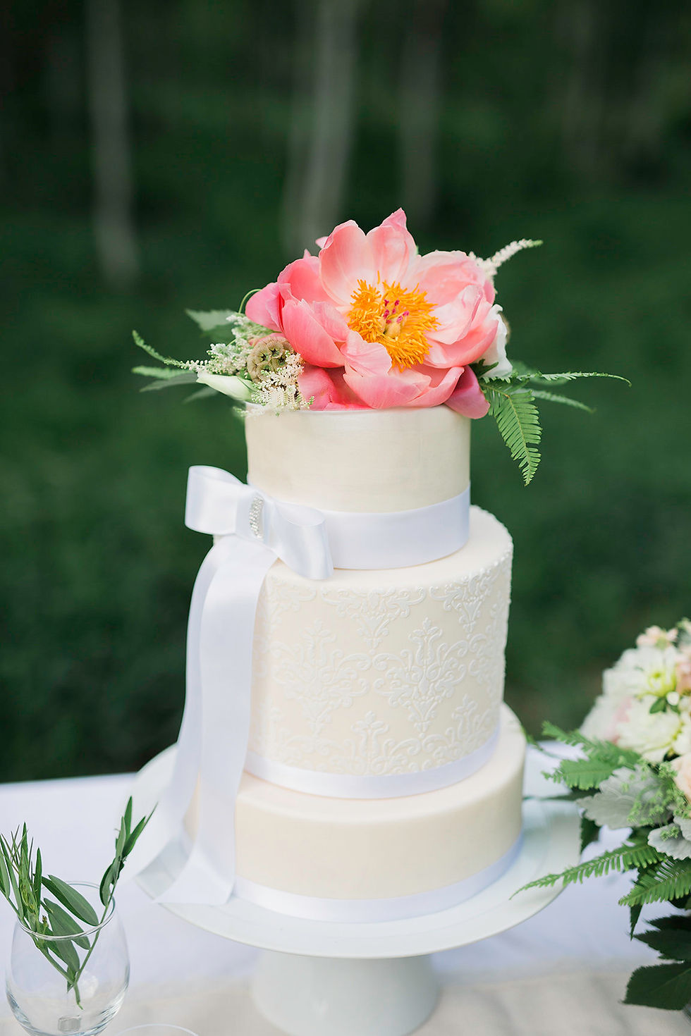 peony cake flowers
