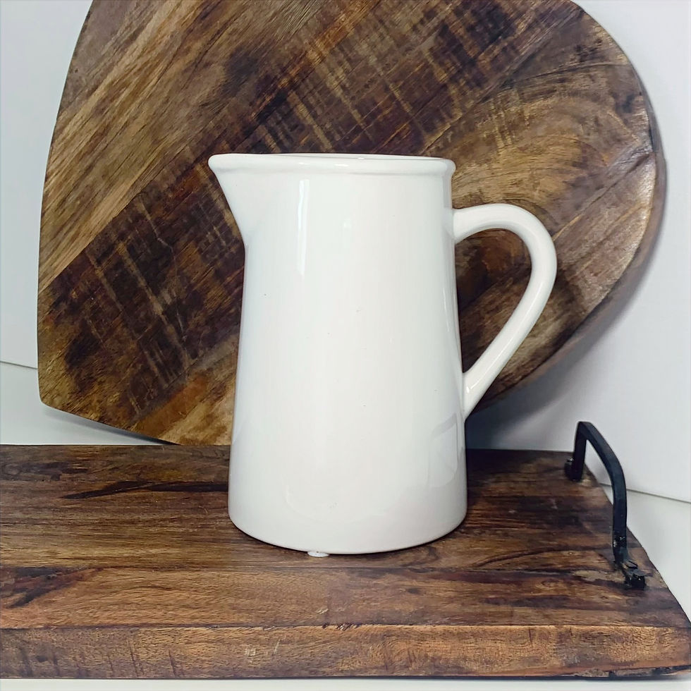 Thumbnail: Simple white jug 15cm
