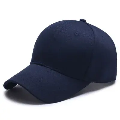 Thumbnail: Cotton Cap High Quality Solid Simple Color Hard Top Baseball Cap