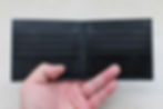 Thumbnail: Matte Black Alligator Bifold Wallet