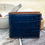 Thumbnail: Matte Blue Alligator Wallet with Baranil Interior