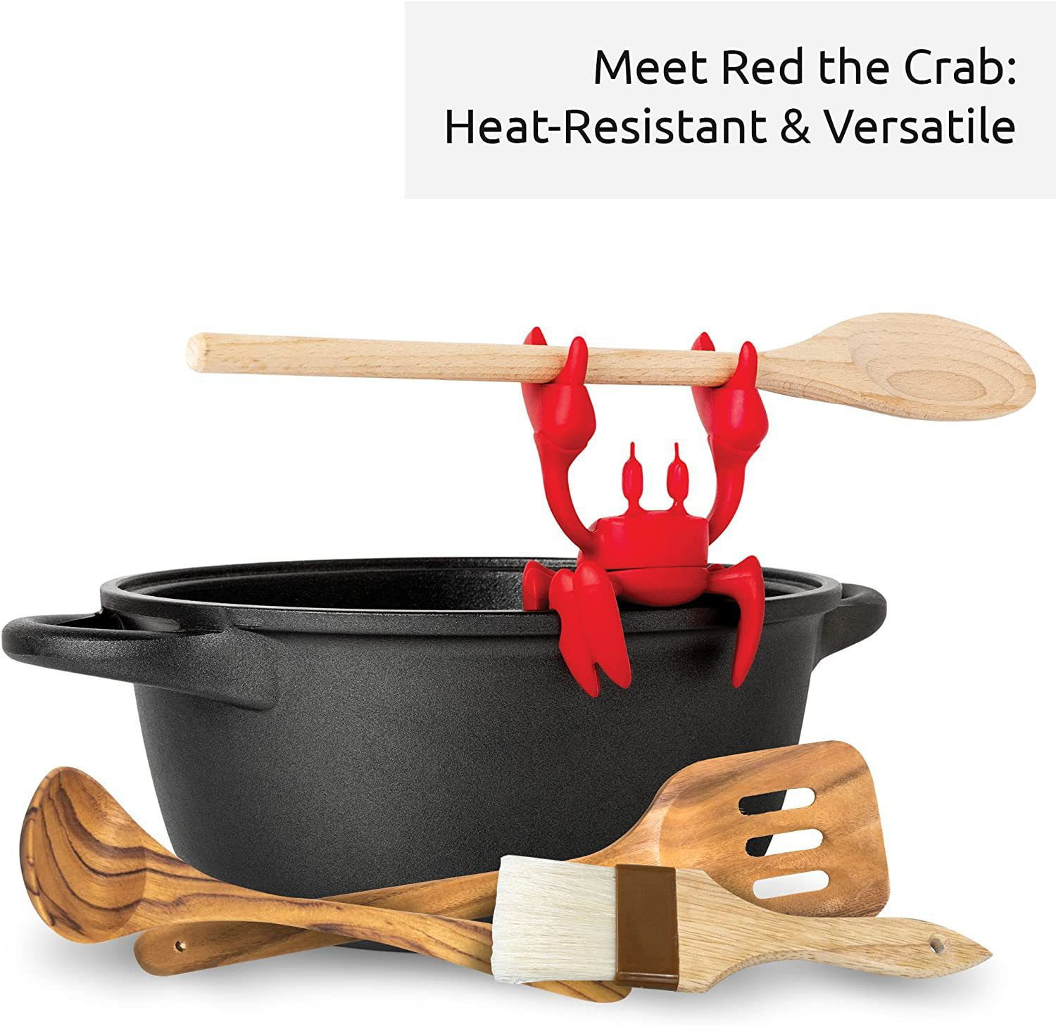 CookMate™ Silicone Spoon Rest & Pot Clip