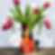 Queen of Hearts double sided vase