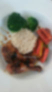 Example of well portioned plate