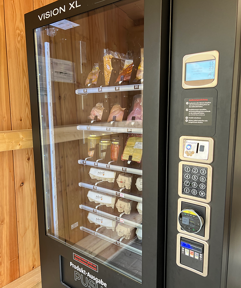 Eierautomat Federvieh und Feines Andreas Brandstätter Hufschlag Traunstein 3.HEIC