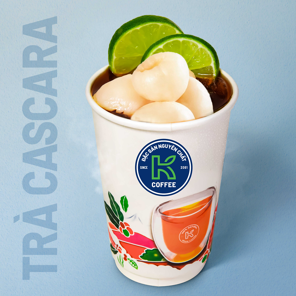 Trà Cascara Vải Mọng