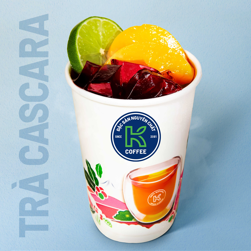 Trà Cascara Đào Hồng Đài