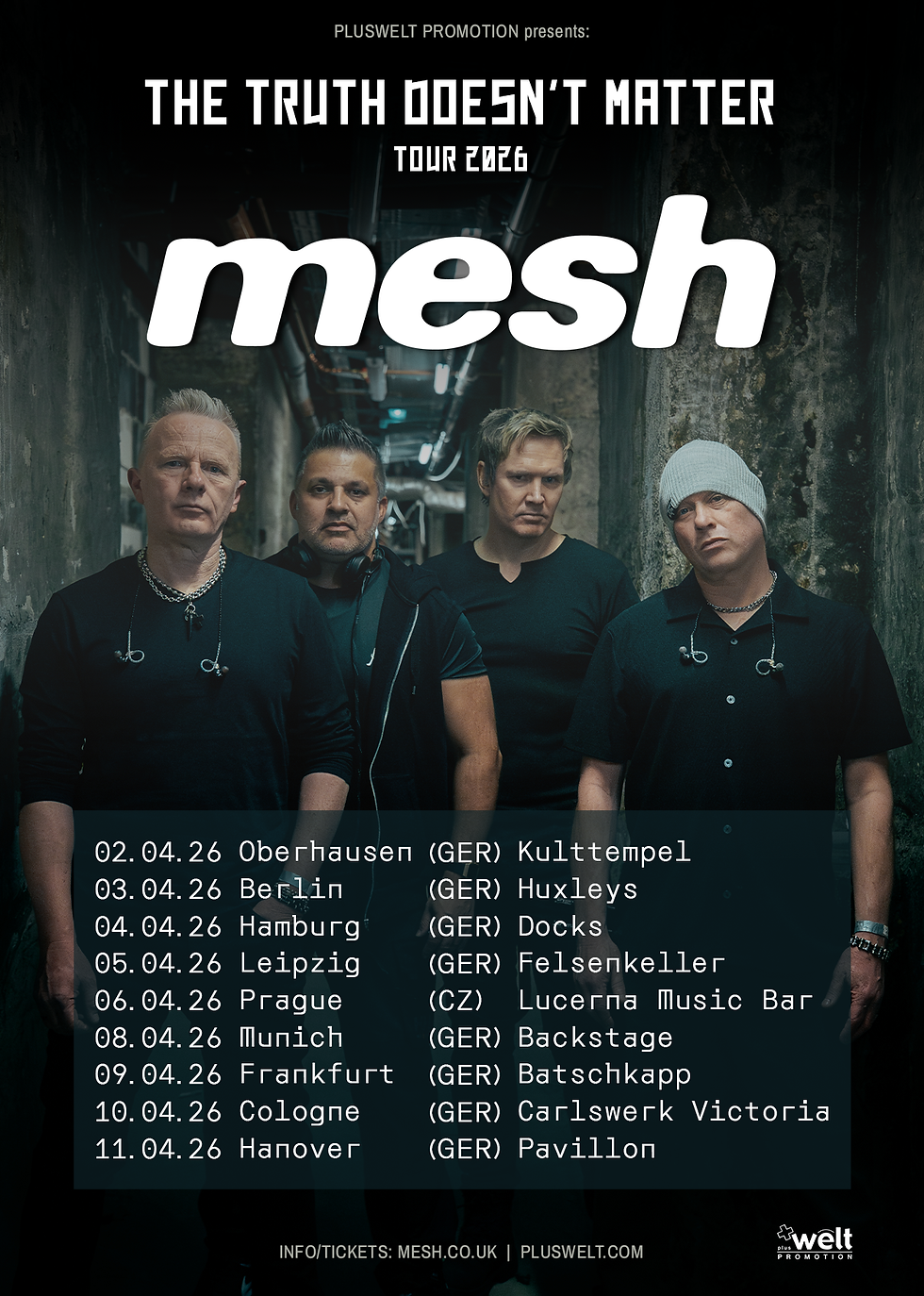 Mesh Tour Flyer DIN A6