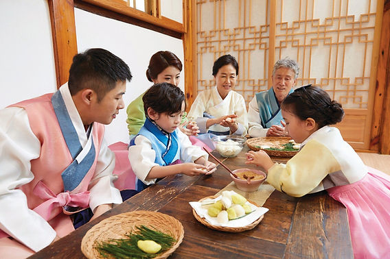 Korean dining etiquette with elders and respectful table manners