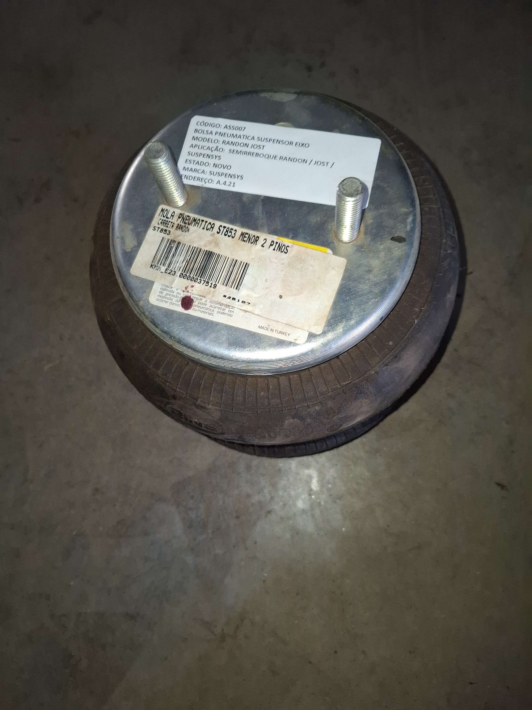 BOLSA PNEUMATICA SUSPENSOR EIXO