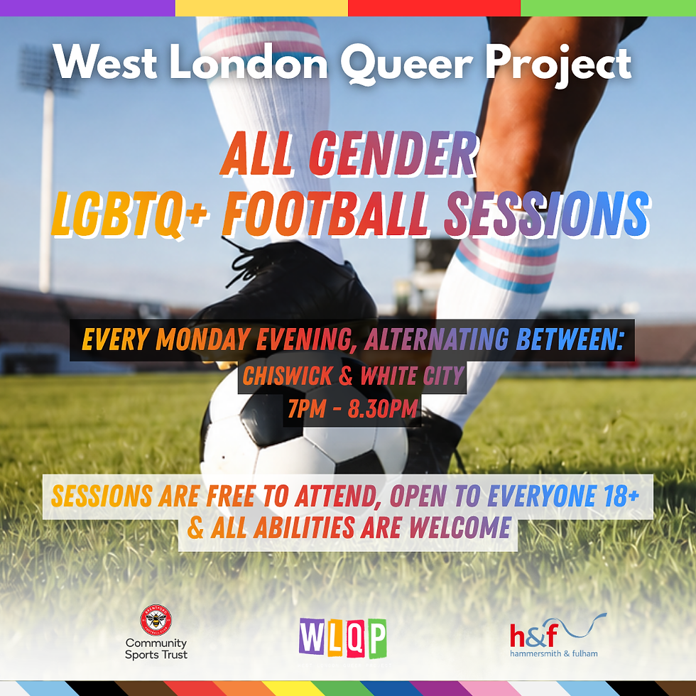 All Gender LGBTQ+ Football Sessions (Chiswick)