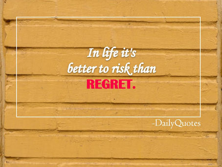 Success Comes to Risk Takers!