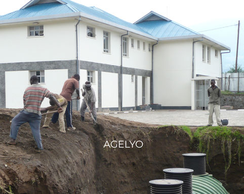 Rwanda, micro station 75 EH pour un hôpital de brousse