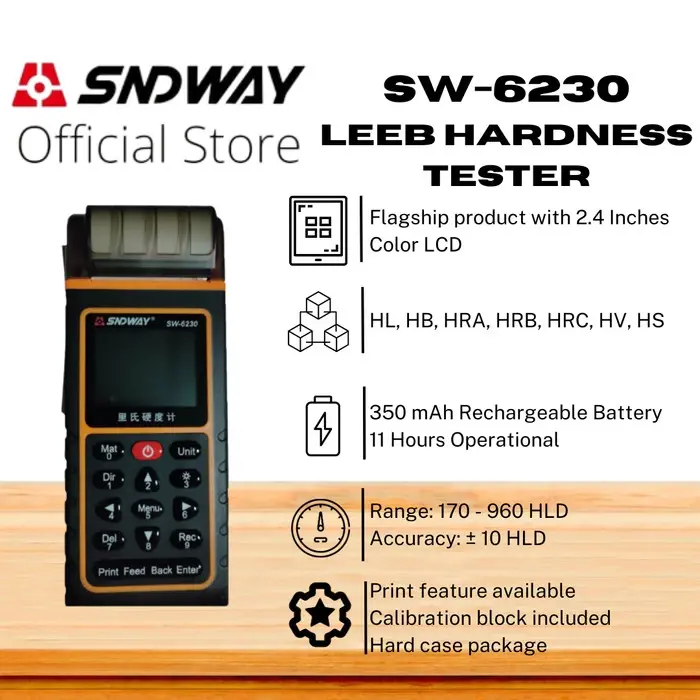 SNDWAY SW-6230 Leeb Hardness Tester