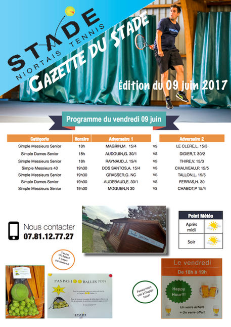 Gazette du 9 juin 2017