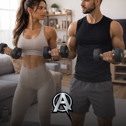 HIPERTROFIA PARA CUERPO DE VERANO HGOMBRES Y MUJERES EN CASA