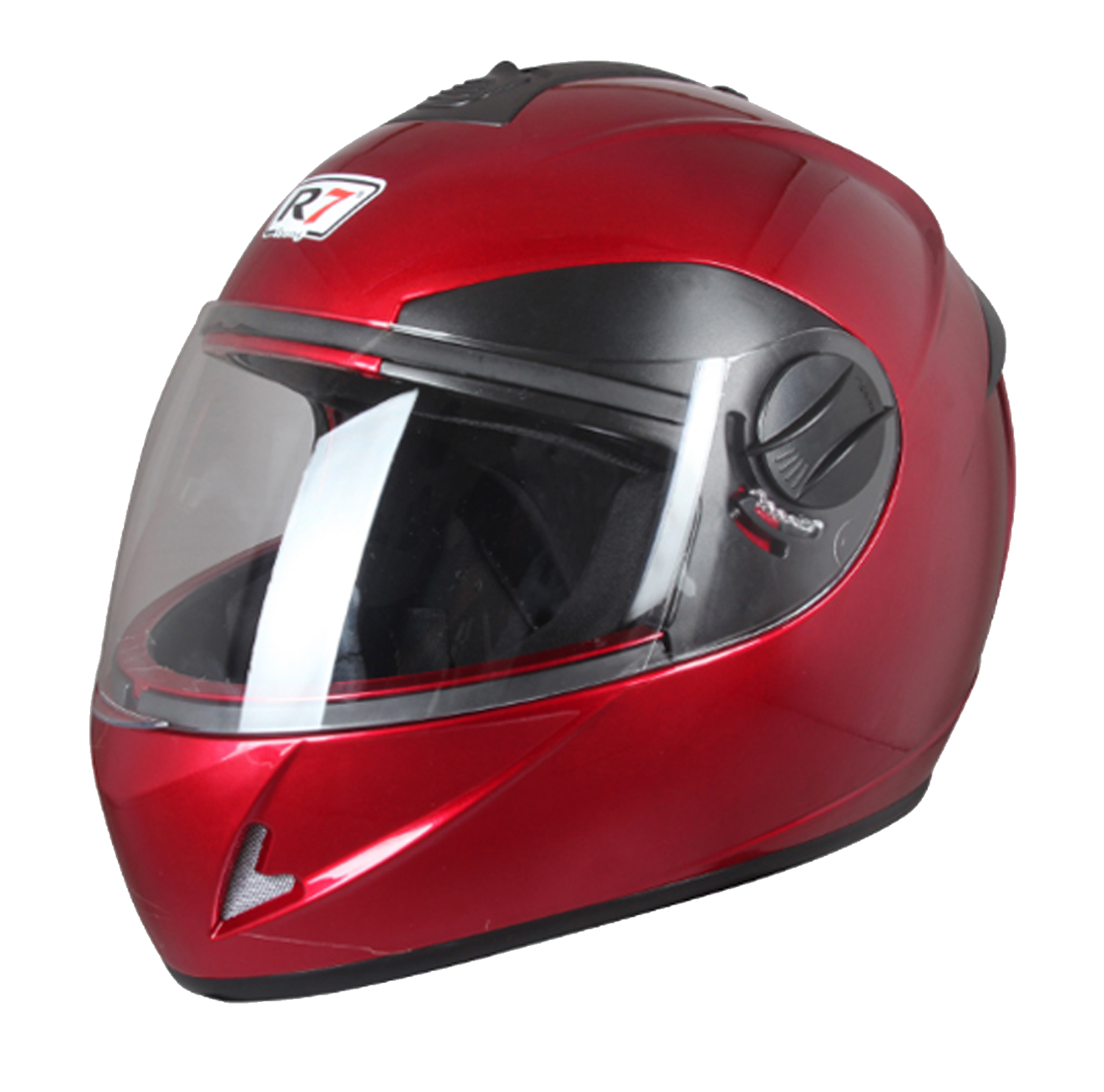CASCO ABATIBLE R7 RACING MD-808 DOT XL ROJO