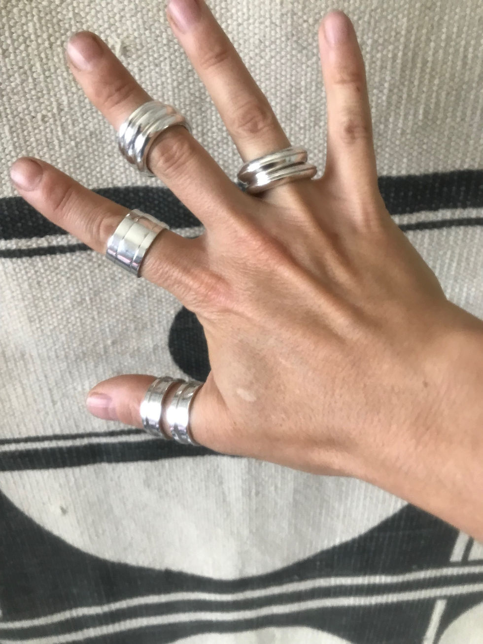 Miniatura: Silver ring Amuleto 