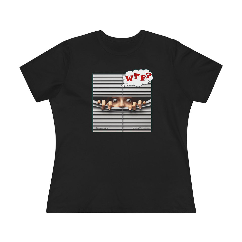 Thumbnail: WTF? Women's Cotton Tee - Funny Graphic Shirt for Casual Wear