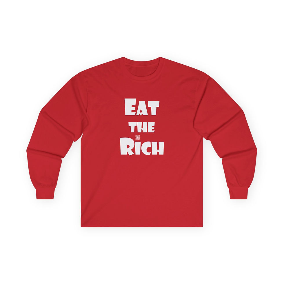 Thumbnail: Eat the Rich Unisex Ultra Cotton Long Sleeve Tee