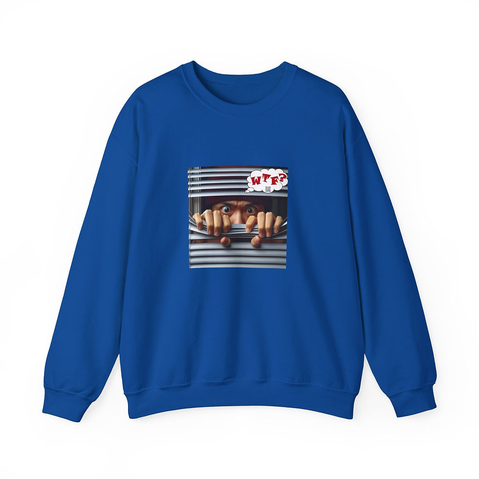 Thumbnail: Asian Male WTF? Unisex Heavy Blend™ Crewneck Sweatshirt