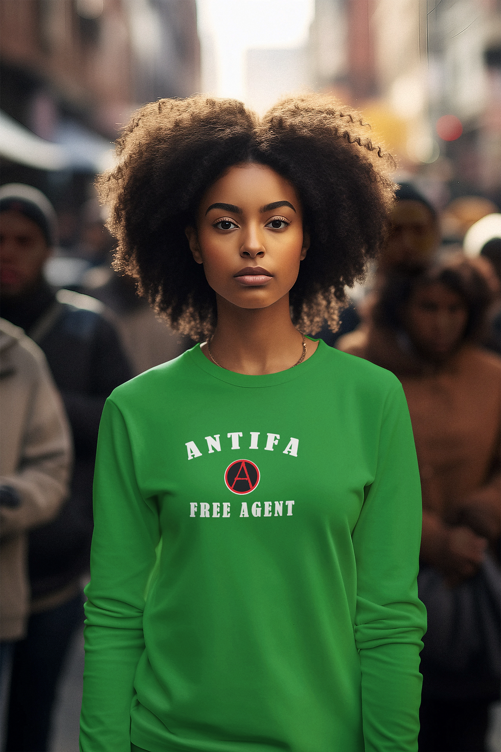 Thumbnail: Antifa--Free Agent Unisex Ultra Cotton Long Sleeve Tee