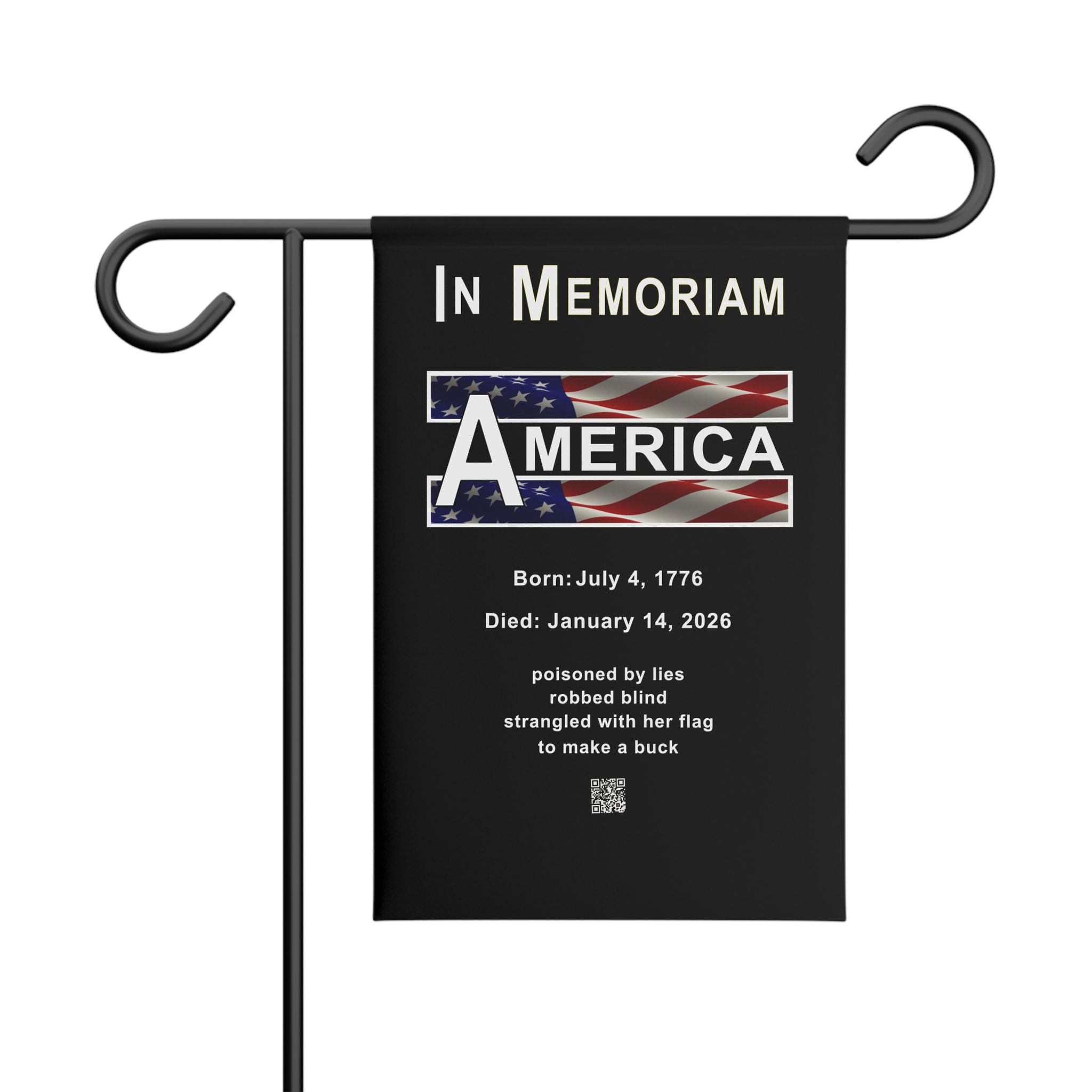 Garden Banner for our 250th birthday