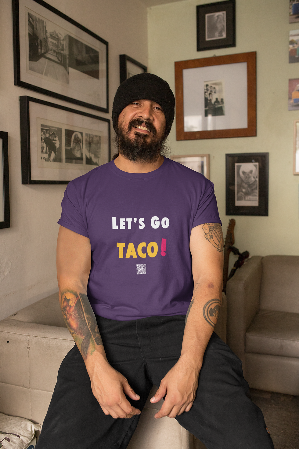 Thumbnail: Humorous "TACO" unisex T-shirt