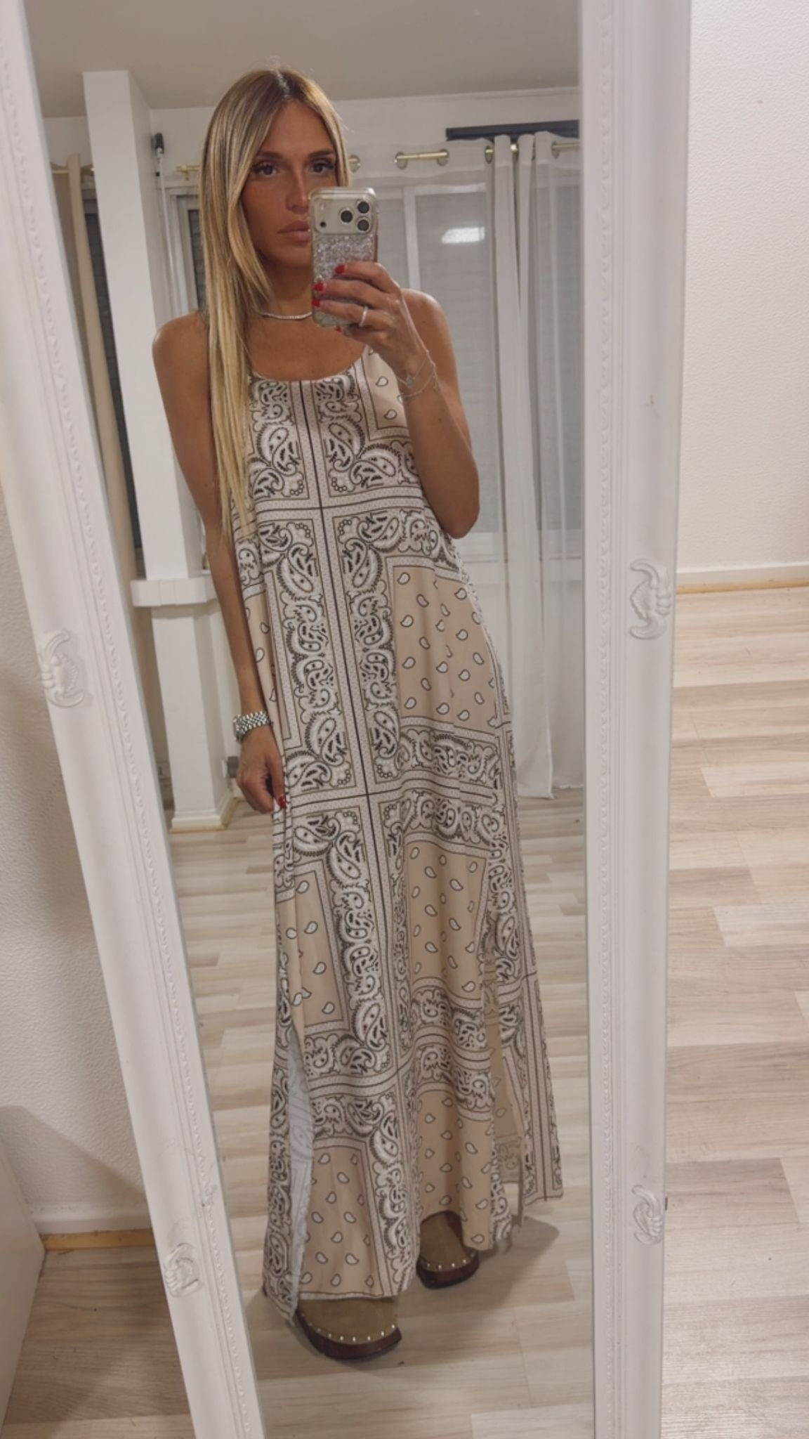 Robe Zoé beige