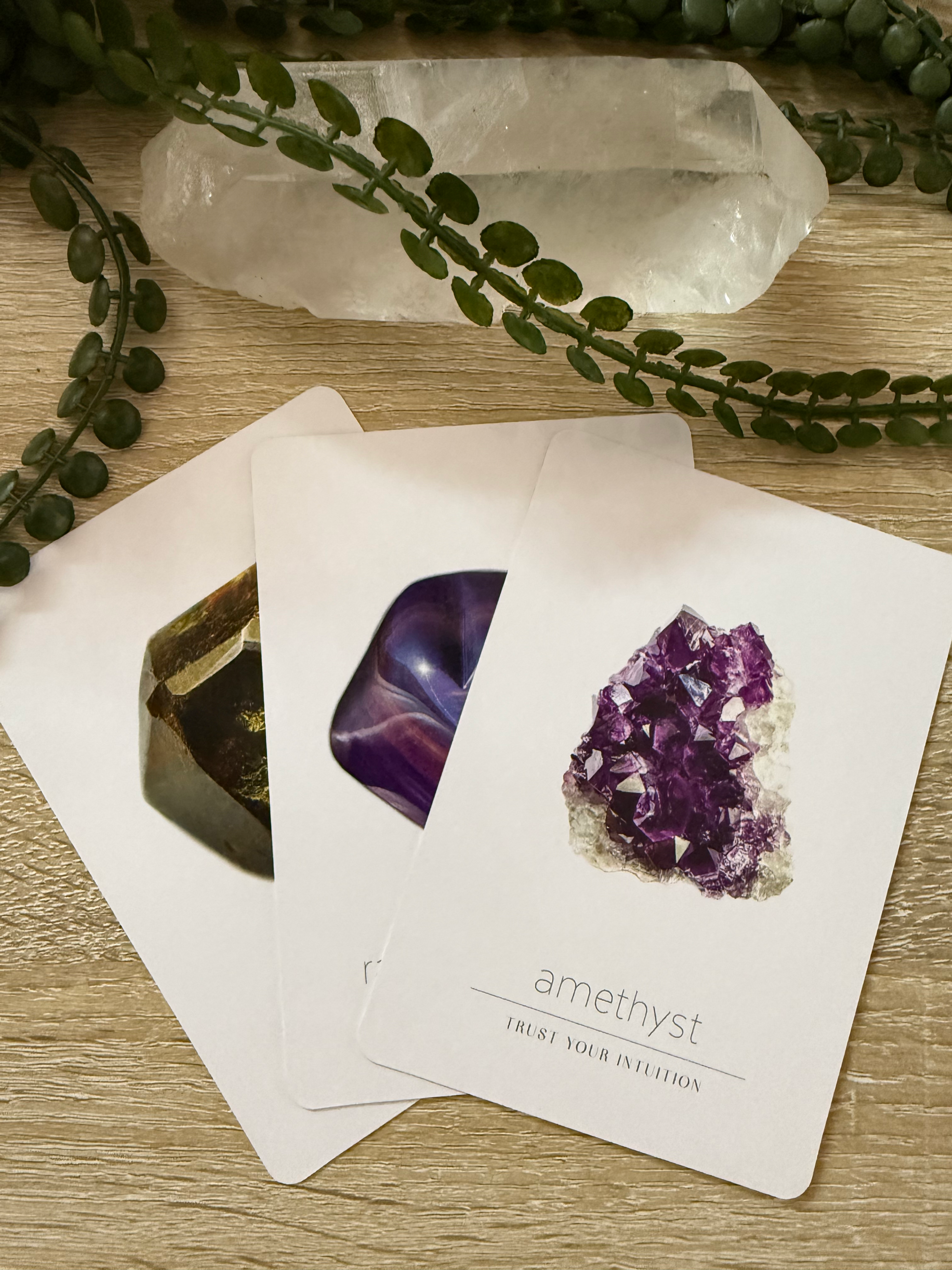 Daily Crystal Inspiration Oracle Deck & Guidebook