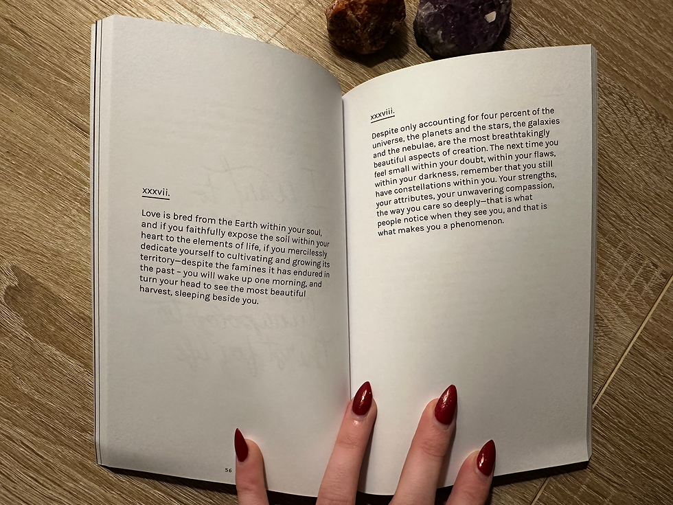 Thumbnail: Seeds Planted in Concrete Poetry Book