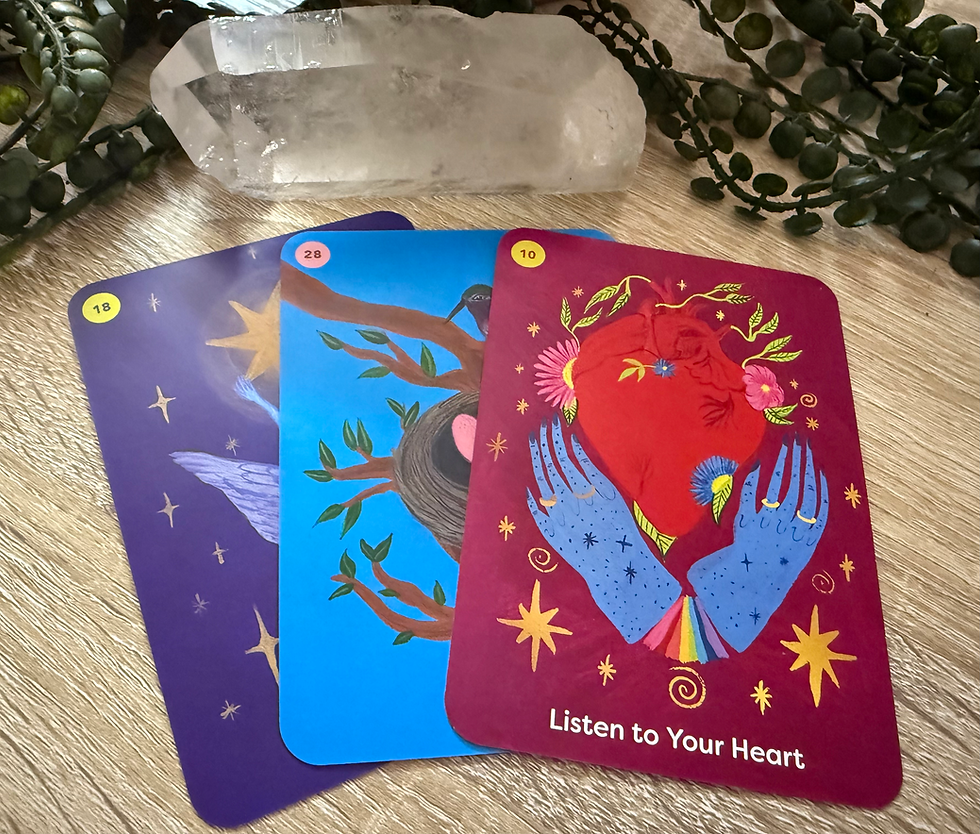Trust Your Vibes Oracle Cards: A 50-Card Deck with Guidebook