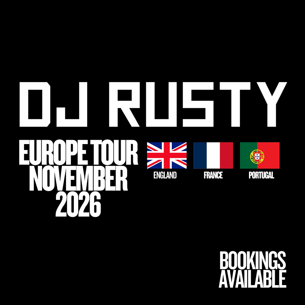 Dj Rusty Europe Tour 2026