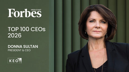 Donna Sultan Recognized in Forbes Middle East's Top 100 CEOs 2026
