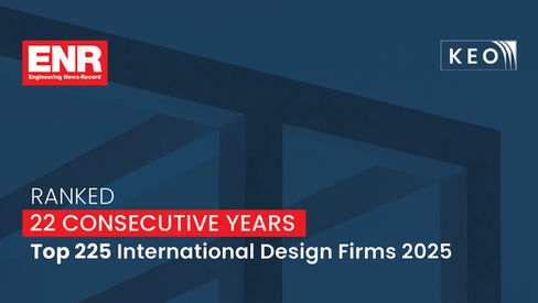 KEO Celebrates 22 Consecutive Years in ENR’s Top 225 International Design Firms