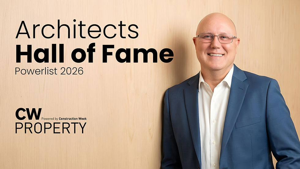 CW Property Middle East’s Architects’ Hall of Fame Powerlist 2026